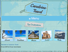 Tablet Screenshot of canalviewtravel.com